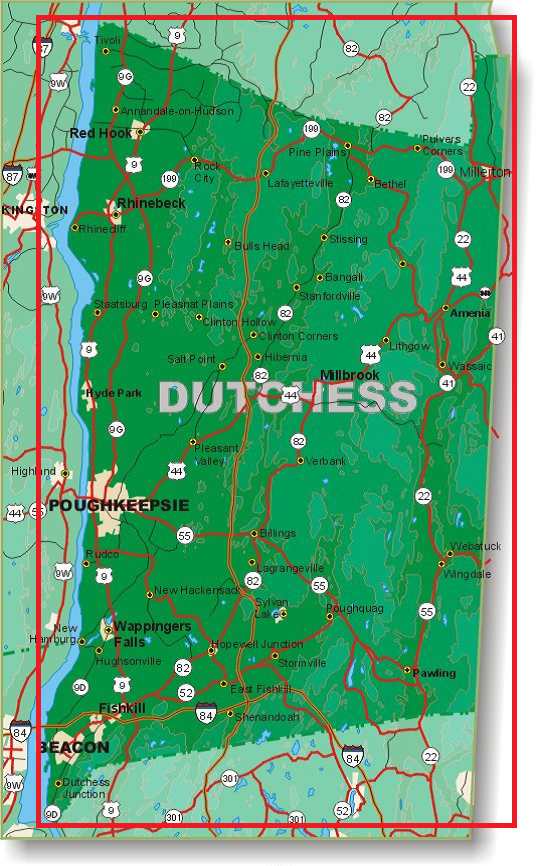Dutchess County Territory Map