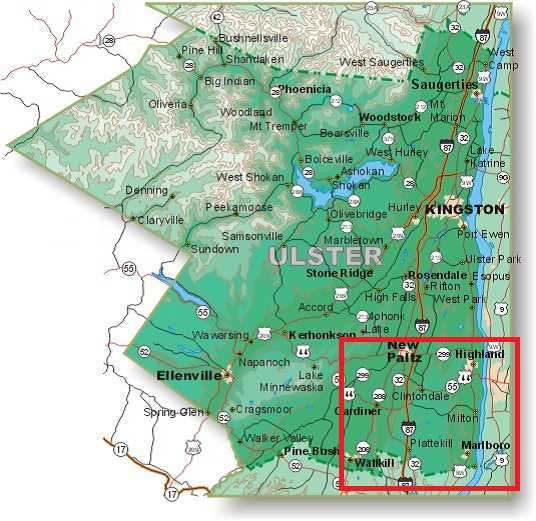 Ulster County Territory Map